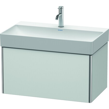 Xsquare Wall-Mounted Vanity Unit White Satin Matt